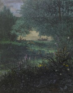 Rybak, 1865 (wc, gwasz, długopis i atrament na papierze)